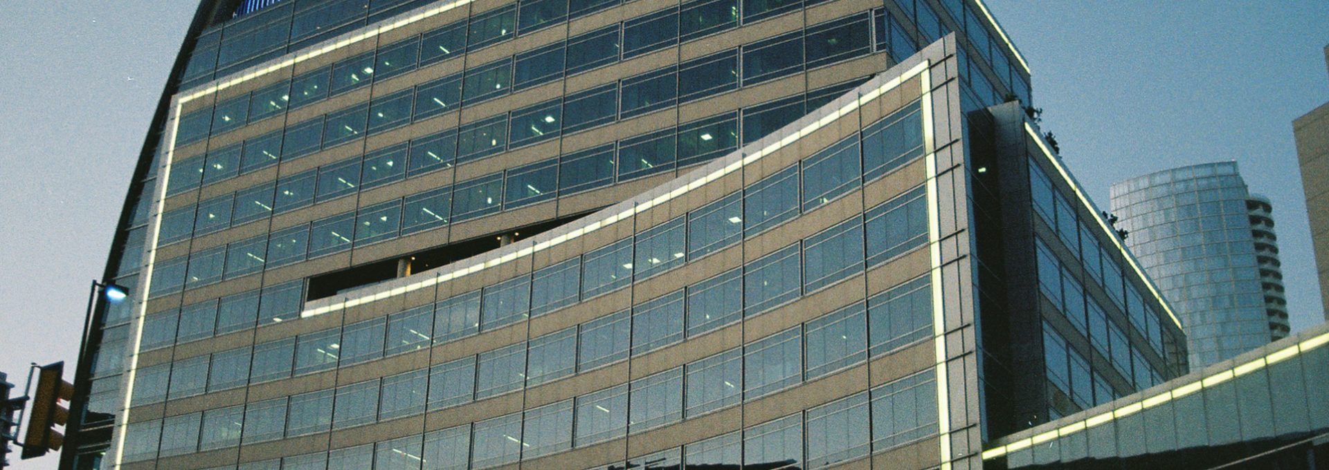 a very tall building with a lot of windows
